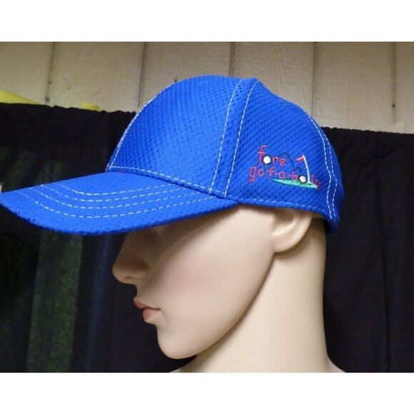 Authentic Pukka Tee Embroidered Mesh Golf Cap, Blue, OS - Picture 8 of 10